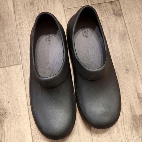 Crocs Slip-on Clogs Shoes Black Size 10 - Picture 1 of 8